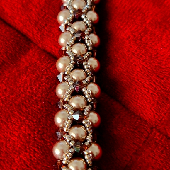 Beautiful Brown Beaded Bracelet - Picture 1 of 3